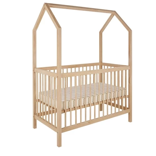 Maisons Du Monde Lits Bébé Lit Cabane Bébé à Barreaux En Pin L127 7 Maisons Du Monde Lits Bébé Lit Cabane Bébé à Barreaux En Pin L127 – Image 5