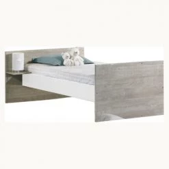 Sauthon Lits Bébé Lit Combiné 120x60 évolutif En Bois Blanc -Lits bébé Soldes lit combine 120x60 evolutif en bois blanc 2
