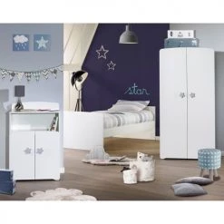 BabyPrice Lits Bébé Lit Combiné évolutif 120x60 En 90x190 En Bois Blanc -Lits bébé Soldes lit combine evolutif 120x60 en 90x190 en bois blanc 14