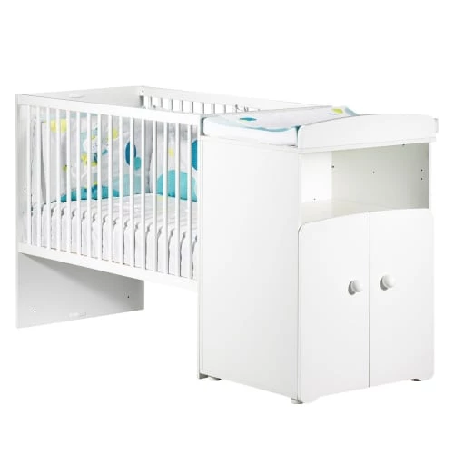 BabyPrice Lits Bébé Lit Combiné évolutif 120x60 En 90x190 En Bois Blanc 3 BabyPrice Lits Bébé Lit Combiné évolutif 120x60 En 90x190 En Bois Blanc