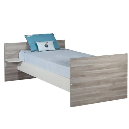 Sauthon Lits Bébé Lit Combine Evolutif 120x60 En Bois Gris Foncé 4 Sauthon Lits Bébé Lit Combine Evolutif 120x60 En Bois Gris Foncé – Image 2