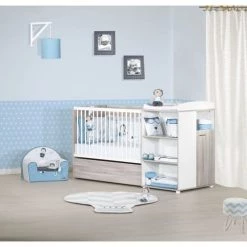 Sauthon Lits Bébé Lit Combine Evolutif 120x60 En Bois Gris Foncé 11 Sauthon Lits Bébé Lit Combine Evolutif 120x60 En Bois Gris Foncé -Lits bébé Soldes lit combine evolutif 120x60 en bois gris fonce 3