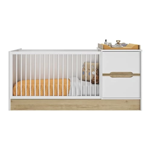 Galipette Lits Bébé Lit Combiné évolutif 70x140 En 90x200 Blanc 4 Galipette Lits Bébé Lit Combiné évolutif 70x140 En 90x200 Blanc – Image 2