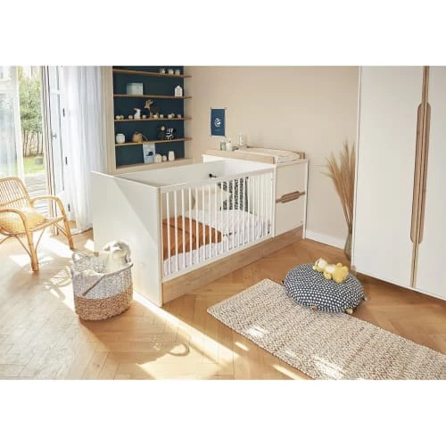 Galipette Lits Bébé Lit Combiné évolutif 70x140 En 90x200 Blanc 7 Galipette Lits Bébé Lit Combiné évolutif 70x140 En 90x200 Blanc – Image 5