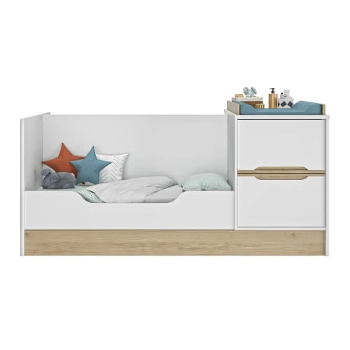 Galipette Lits Bébé Lit Combiné évolutif 70x140 En 90x200 Blanc 3 Galipette Lits Bébé Lit Combiné évolutif 70x140 En 90x200 Blanc