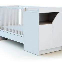 AT4 Lits Bébé Lit Combiné Evolutif Blanc