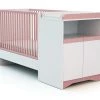 AT4 Lits Bébé Lit Combiné Evolutif Blanc Et Rose 2 AT4 Lits Bébé Lit Combiné Evolutif Blanc Et Rose -Lits bébé Soldes lit combine evolutif blanc et rose