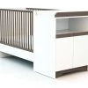 AT4 Lits Bébé Lit Combiné Evolutif Blanc Et Taupe 1 AT4 Lits Bébé Lit Combiné Evolutif Blanc Et Taupe -Lits bébé Soldes lit combine evolutif blanc et taupe