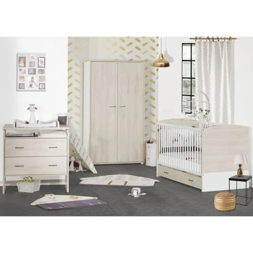 Sauthon Lits Bébé Lit Evolutif 140X70 En MDF Beige 7 Sauthon Lits Bébé Lit Evolutif 140X70 En MDF Beige – Image 5