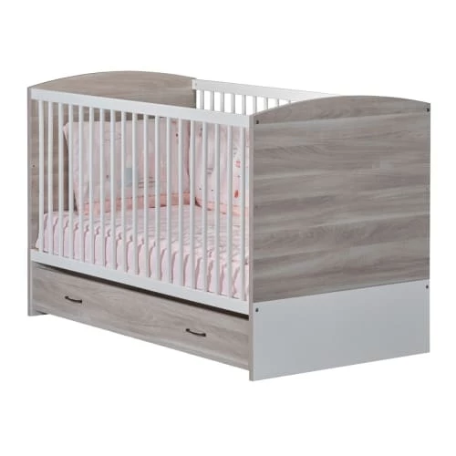 Sauthon Lits Bébé Lit Evolutif 140X70 En MDF Gris Foncé 4 Sauthon Lits Bébé Lit Evolutif 140X70 En MDF Gris Foncé – Image 2