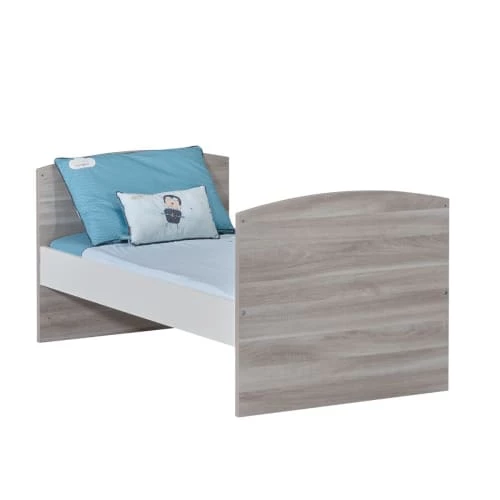 Sauthon Lits Bébé Lit Evolutif 140X70 En MDF Gris Foncé 5 Sauthon Lits Bébé Lit Evolutif 140X70 En MDF Gris Foncé – Image 3