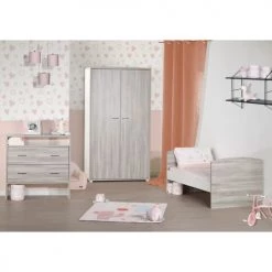 Sauthon Lits Bébé Lit Evolutif 140X70 En MDF Gris Foncé 13 Sauthon Lits Bébé Lit Evolutif 140X70 En MDF Gris Foncé -Lits bébé Soldes lit evolutif 140x70 en mdf gris fonce 5