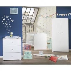 BabyPrice Lits Bébé Lit évolutif 140x70 Little Big Bed En Bois Blanc -Lits bébé Soldes lit evolutif 140x70 little big bed en bois blanc 2