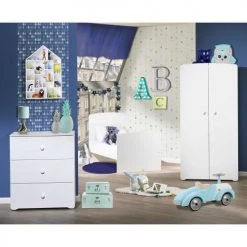 BabyPrice Lits Bébé Lit évolutif 140x70 Little Big Bed En Bois Blanc -Lits bébé Soldes lit evolutif 140x70 little big bed en bois blanc 4