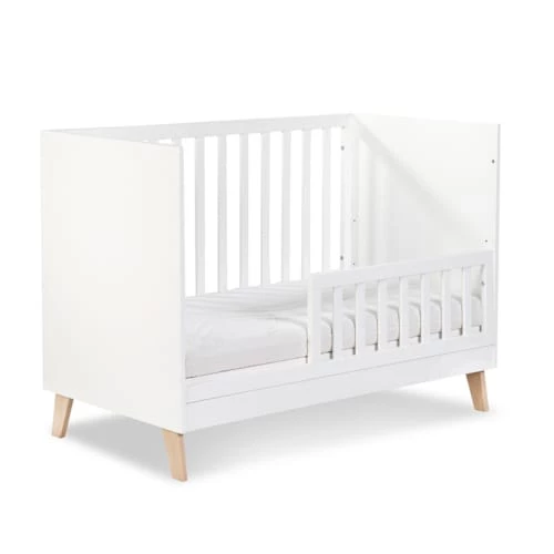 Klups Lits Bébé Lit évolutif 60x120 Blanc Naturel 5 Klups Lits Bébé Lit évolutif 60x120 Blanc Naturel – Image 3