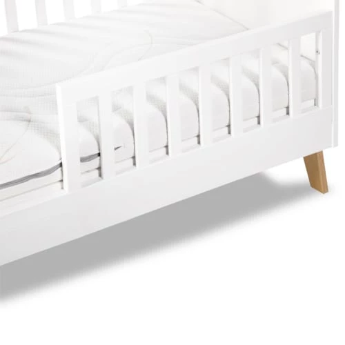 Klups Lits Bébé Lit évolutif 60x120 Blanc Naturel 6 Klups Lits Bébé Lit évolutif 60x120 Blanc Naturel – Image 4