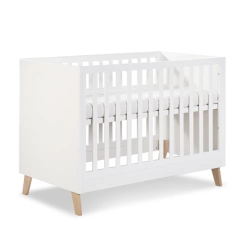 Klups Lits Bébé Lit évolutif 60x120 Blanc Naturel 3 Klups Lits Bébé Lit évolutif 60x120 Blanc Naturel