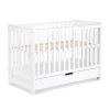 Klups Lits Bébé Lit évolutif 60x120 Tiroir De Lit Inclus Blanc -Lits bébé Soldes lit evolutif 60x120 tiroir de lit inclus blanc