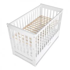 Klups Lits Bébé Lit évolutif 60x120 Tiroir De Lit Inclus Blanc -Lits bébé Soldes lit evolutif 60x120 tiroir de lit inclus blanc 3
