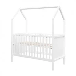 Bopita Lits Bébé Lit évolutif 70x140 Blanc