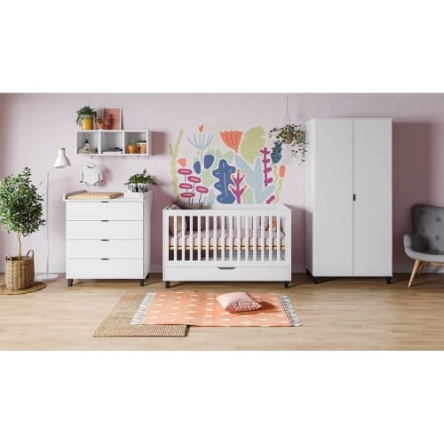 Vox Lits Bébé Lit évolutif 70x140 Blanc 6 Vox Lits Bébé Lit évolutif 70x140 Blanc – Image 4