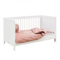 Bopita Lits Bébé Lit évolutif 70x140 Blanc