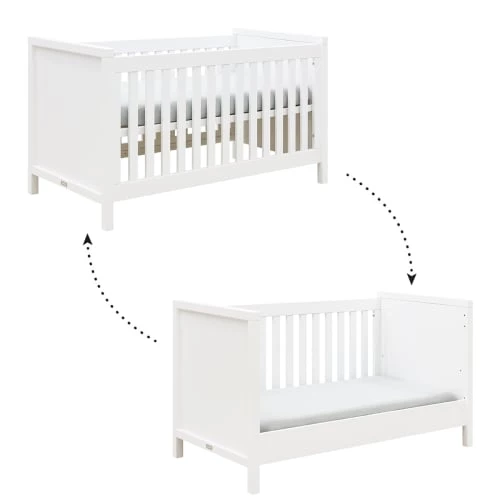 Bopita Lits Bébé Lit évolutif 70x140 Blanc 4 Bopita Lits Bébé Lit évolutif 70x140 Blanc – Image 2
