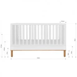 Bellamy Lits Bébé Lit évolutif 70x140 Blanc Naturel 9 Bellamy Lits Bébé Lit évolutif 70x140 Blanc Naturel -Lits bébé Soldes lit evolutif 70x140 blanc naturel 11