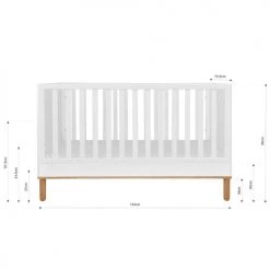 Bellamy Lits Bébé Lit évolutif 70x140 Blanc Naturel 9 Bellamy Lits Bébé Lit évolutif 70x140 Blanc Naturel -Lits bébé Soldes lit evolutif 70x140 blanc naturel 15