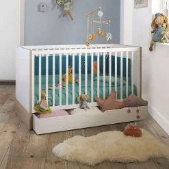 Galipette Lits Bébé Lit évolutif 70x140 Blanc Naturel 8 Galipette Lits Bébé Lit évolutif 70x140 Blanc Naturel -Lits bébé Soldes lit evolutif 70x140 blanc naturel 18