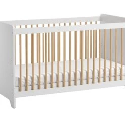 Vox Lits Bébé Lit évolutif 70x140 Blanc Naturel