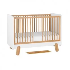 Pinio Lits Bébé Lit évolutif 70x140 Blanc Naturel -Lits bébé Soldes lit evolutif 70x140 blanc naturel 6