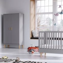 Vox Lits Bébé Lit évolutif 70x140 Gris 9 Vox Lits Bébé Lit évolutif 70x140 Gris -Lits bébé Soldes lit evolutif 70x140 gris 11