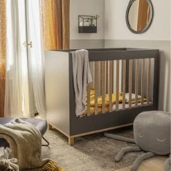 Vox Lits Bébé Lit évolutif 70x140 Gris -Lits bébé Soldes lit evolutif 70x140 gris 19