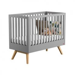 Vox Lits Bébé Lit évolutif 70x140 Gris