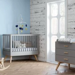 Vox Lits Bébé Lit évolutif 70x140 Gris -Lits bébé Soldes lit evolutif 70x140 gris 27