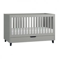 Vox Lits Bébé Lit évolutif 70x140 Gris