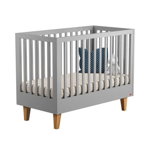 Vox Lits Bébé Lit évolutif 70x140 Gris 3 Vox Lits Bébé Lit évolutif 70x140 Gris