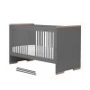 Pinio Lits Bébé Lit évolutif 70x140 Gris Naturel -Lits bébé Soldes lit evolutif 70x140 gris naturel