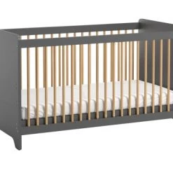 Vox Lits Bébé Lit évolutif 70x140 Gris Naturel