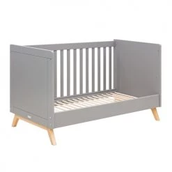 Bopita Lits Bébé Lit évolutif 70x140 Gris Naturel Naturel -Lits bébé Soldes lit evolutif 70x140 gris naturel naturel 3