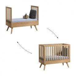 Vox Lits Bébé Lit évolutif 70x140 Naturel -Lits bébé Soldes lit evolutif 70x140 naturel 5