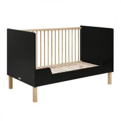 Bopita Lits Bébé Lit évolutif 70x140 Noir Mat Naturel 11 Bopita Lits Bébé Lit évolutif 70x140 Noir Mat Naturel -Lits bébé Soldes lit evolutif 70x140 noir mat naturel 3