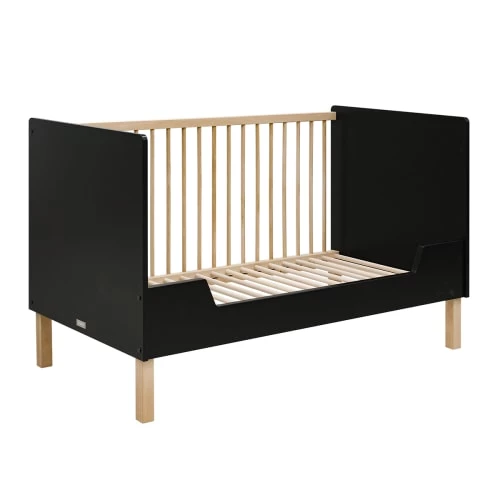 Bopita Lits Bébé Lit évolutif 70x140 Noir Mat Naturel 6 Bopita Lits Bébé Lit évolutif 70x140 Noir Mat Naturel – Image 4