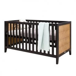 Bopita Lits Bébé Lit évolutif 70x140 Noir Naturel Naturel -Lits bébé Soldes lit evolutif 70x140 noir naturel naturel 2