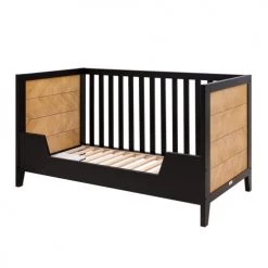 Bopita Lits Bébé Lit évolutif 70x140 Noir Naturel Naturel -Lits bébé Soldes lit evolutif 70x140 noir naturel naturel 3