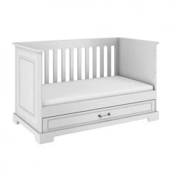 Bellamy Lits Bébé Lit évolutif 70x140 Tiroir Inclus Blanc -Lits bébé Soldes lit evolutif 70x140 tiroir inclus blanc 2