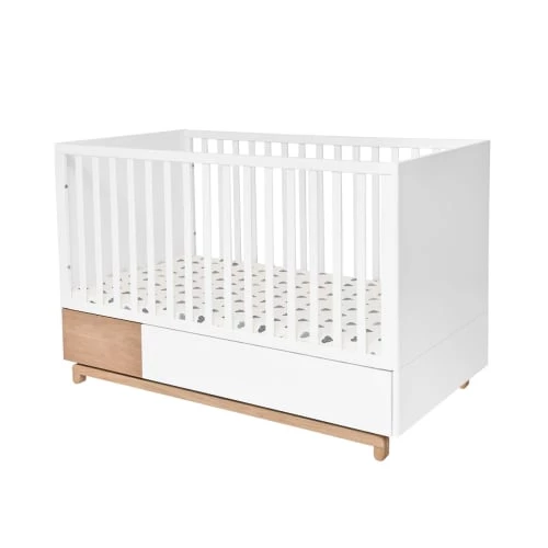 Bellamy Lits Bébé Lit évolutif 70x140 Tiroir Inclus Blanc Naturel 3 Bellamy Lits Bébé Lit évolutif 70x140 Tiroir Inclus Blanc Naturel