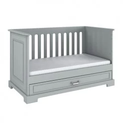 Bellamy Lits Bébé Lit évolutif 70x140 Tiroir Inclus Gris -Lits bébé Soldes lit evolutif 70x140 tiroir inclus gris 2