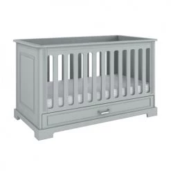 Bellamy Lits Bébé Lit évolutif 70x140 Tiroir Inclus Gris